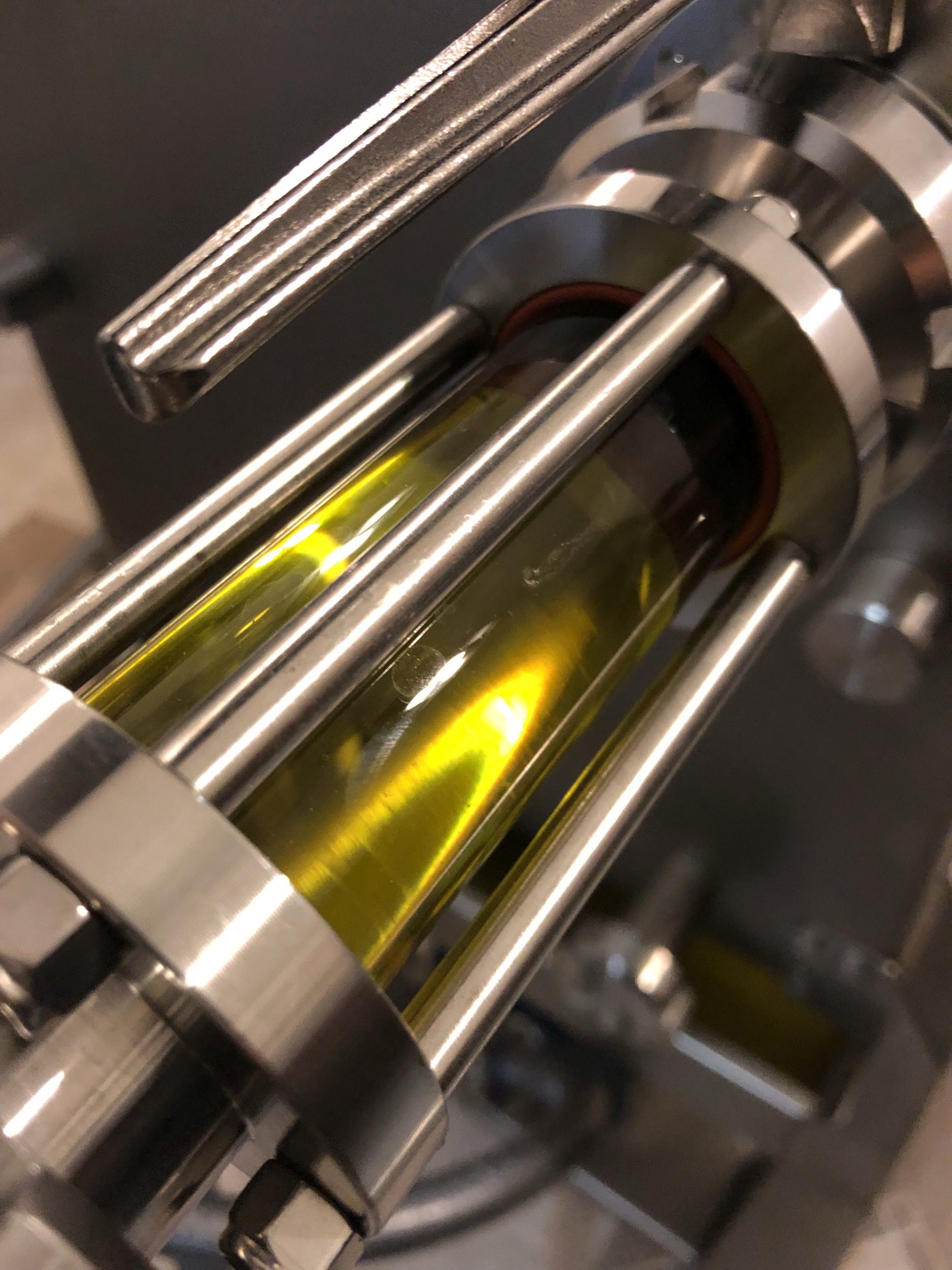 Filter Schauglas Olivenöl